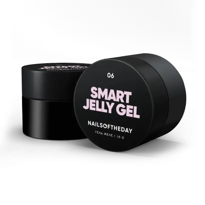 NAILSOFTHEDAY Smart Jelly Gel 06– Lila-Rosa Builder Jelly Gel, 15 g