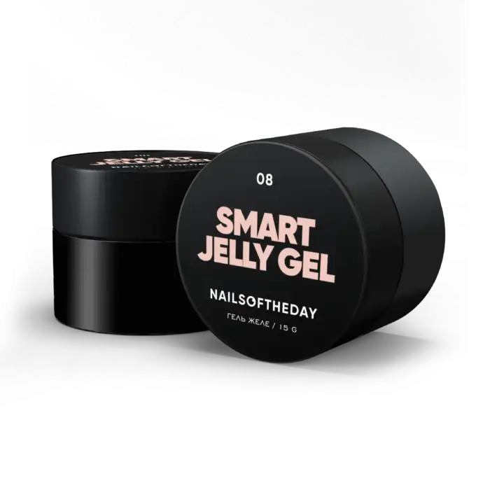 NAILSOFTHEDAY Smart Jelly Gel 08– Nude/Karamell Builder Jelly Gel, 15 g