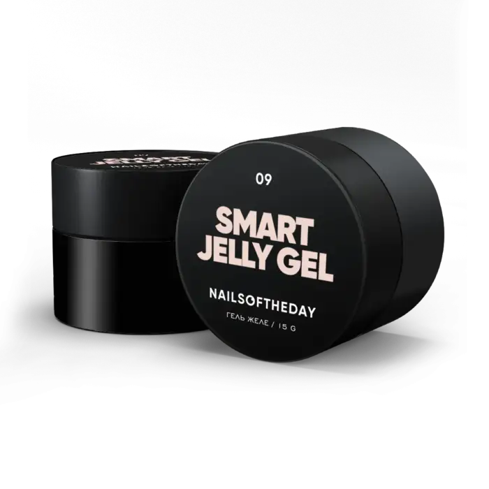 NAILSOFTHEDAY Smart Jelly Gel 09– Milchbeige Builder Jelly Gel, 15 g