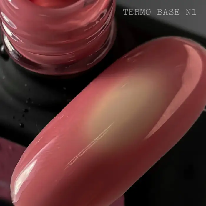 NAILSOFTHEDAY Termo Base 01 – Thermo Base (dunkles Rosa/milchig), 10 ml – Bild 2