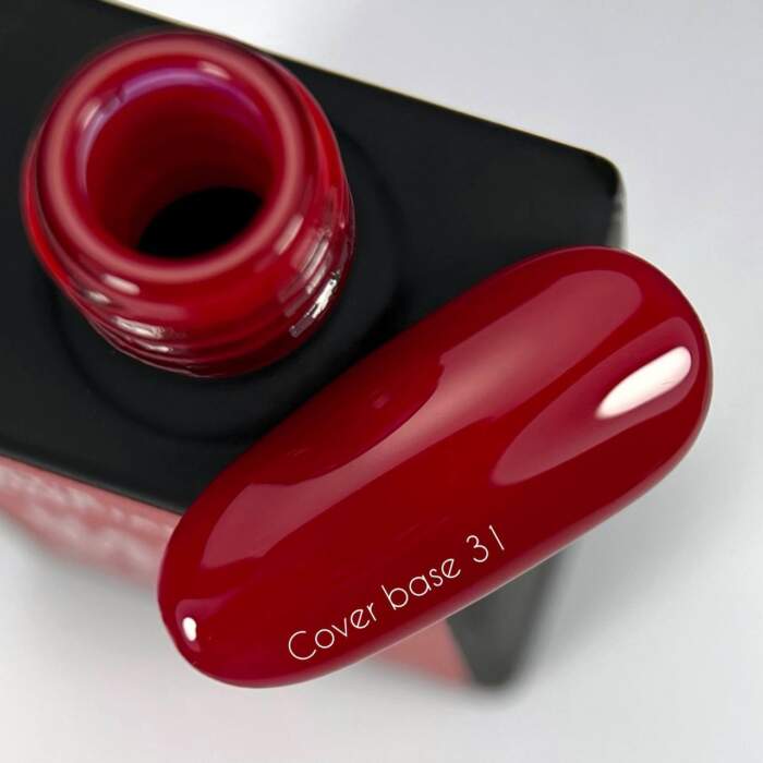 NAILSOFTHEDAY Cover base NEW Formula 31 - Pigmentierte Base Rot, 10 ml – Bild 2