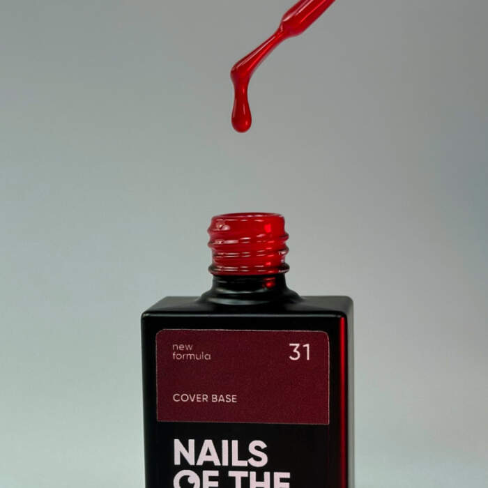 NAILSOFTHEDAY Cover base NEW Formula 31 - Pigmentierte Base Rot, 10 ml – Bild 6