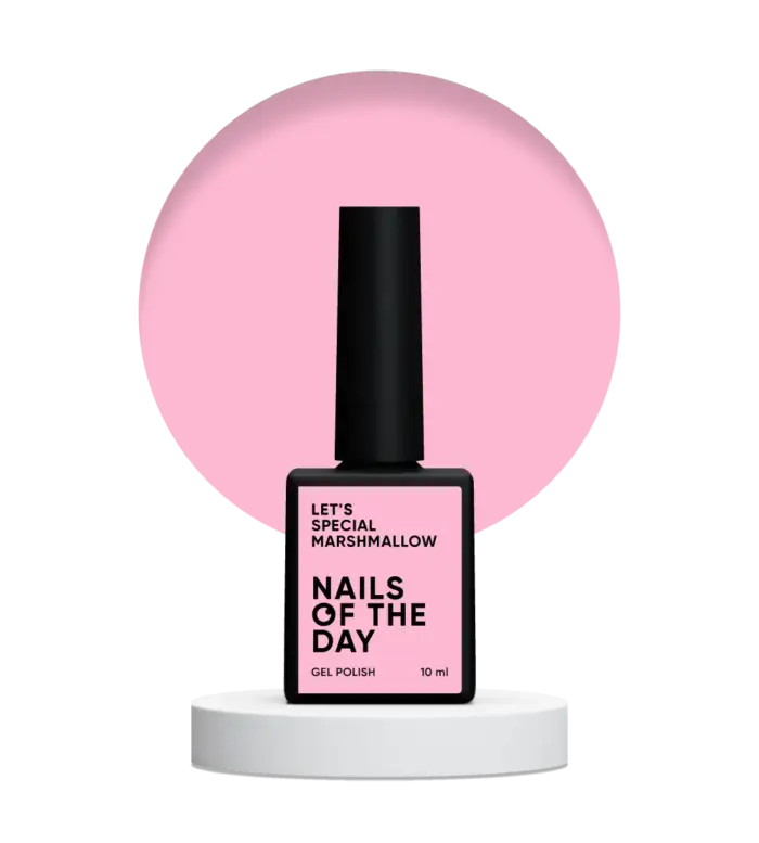 Gel Polish NAILSOFTHEDAY Let’s special Marshmallow - Gellack sanftes Rosa, 10 ml