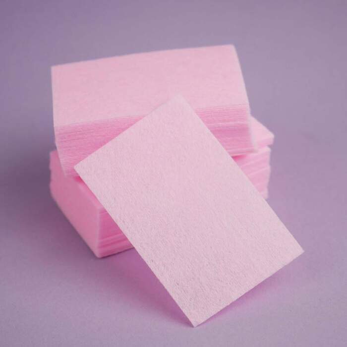 Fusselfreie Tücher TUFI Profi PREMIUM Rosa, 4x6 cm, 70 Stück – Bild 3