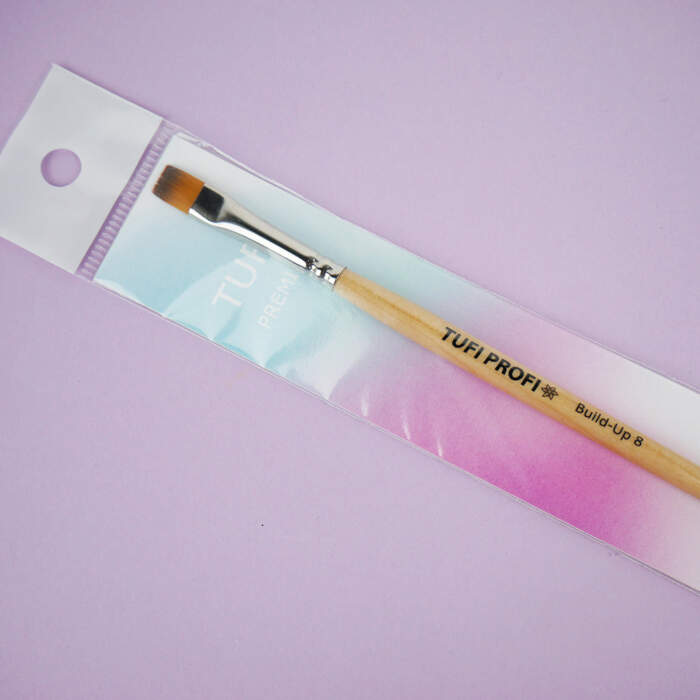 Pinsel TUFI profi PREMIUM Build-Up für Gele №8 – Bild 2