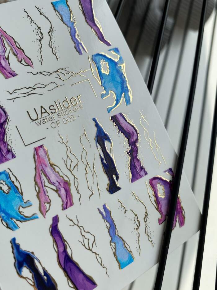 Slider-Design UAslider Color and Foil Water Stickers Nr. CF-008