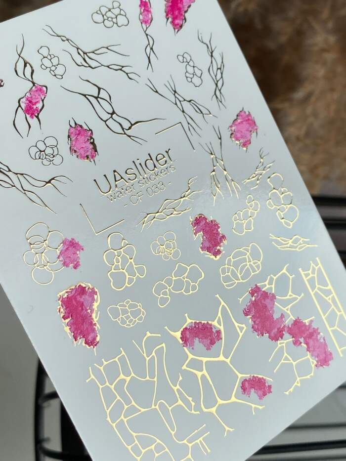 Slider-Design UAslider Color and Foil Water Stickers Nr. CF-033