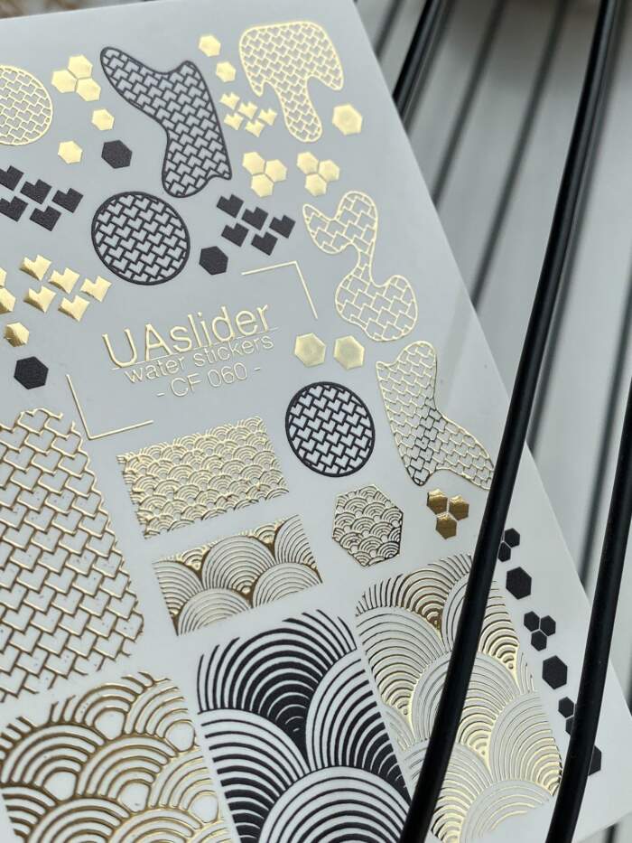 Slider-Design UAslider Color and Foil Water Stickers Nr. CF-060