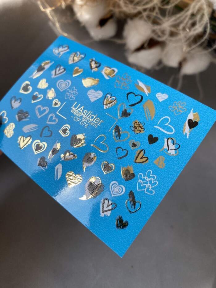 Slider-Design UAslider Color and Foil Water Stickers Nr. CF-076