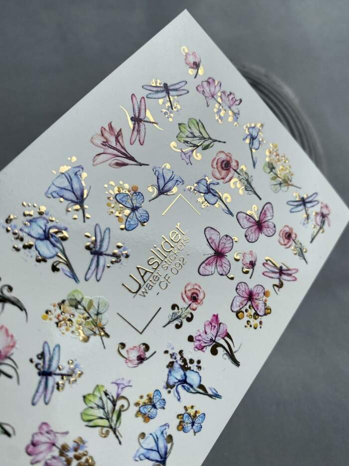 Slider-Design UAslider Color and Foil Water Stickers Nr. CF-092