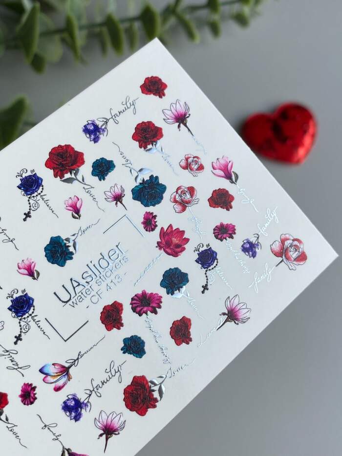 Slider-Design UAslider Color and Foil Water Stickers Nr. CF-413