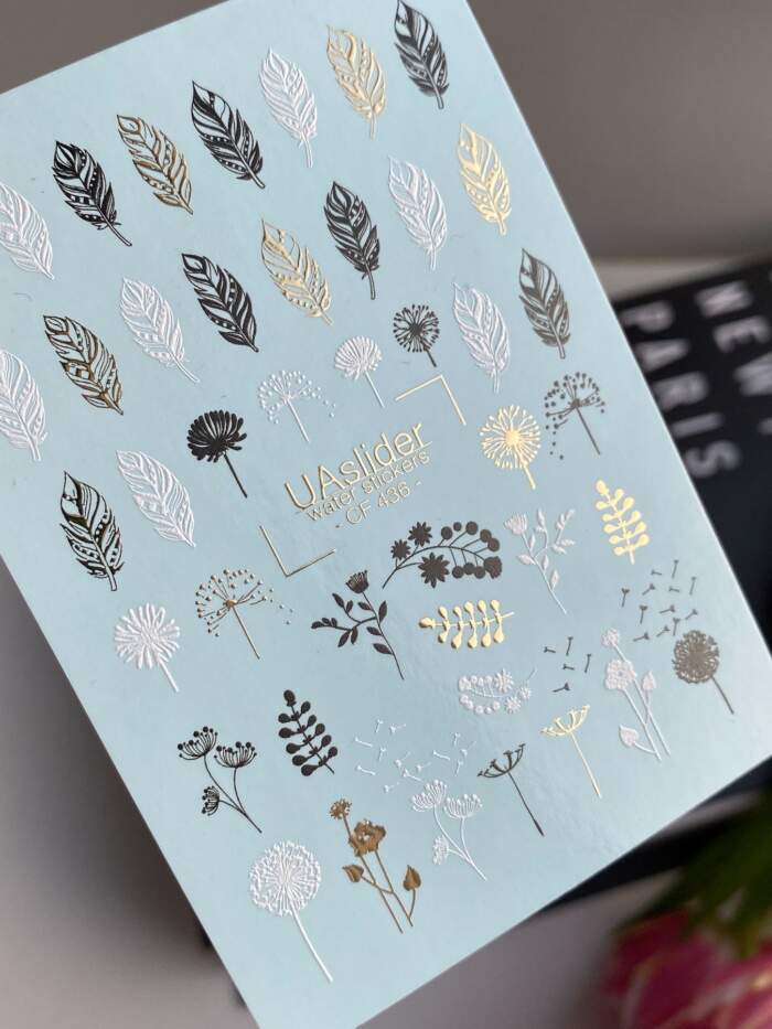 Slider-Design UAslider Color and Foil Water Stickers Nr. CF-436