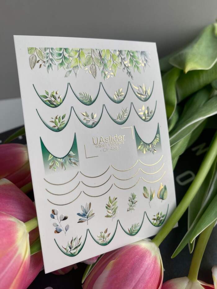 Slider-Design UAslider Color and Foil Water Stickers Nr. CF-438