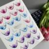Slider-Design UAslider French mit Blumen Color and Foil Nr. CF-442
