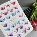 Slider-Design UAslider French mit Blumen Color and Foil Nr. CF-442