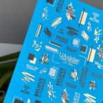 Slider-Design UAslider Color and Foil Water Stickers Nr. CF-452