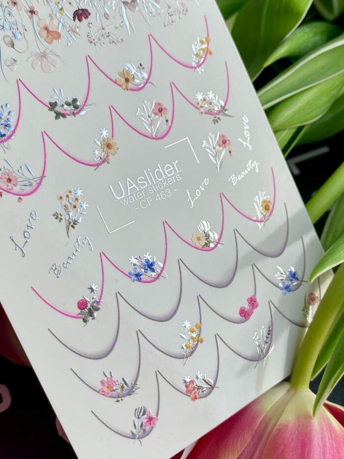 Slider-Design UAslider Color and Foil Water Stickers Nr. CF-463