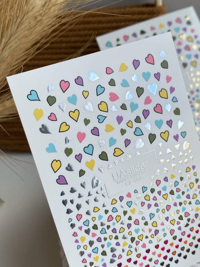 Slider-Design UAslider Color and Foil Water Stickers Nr. CF-497