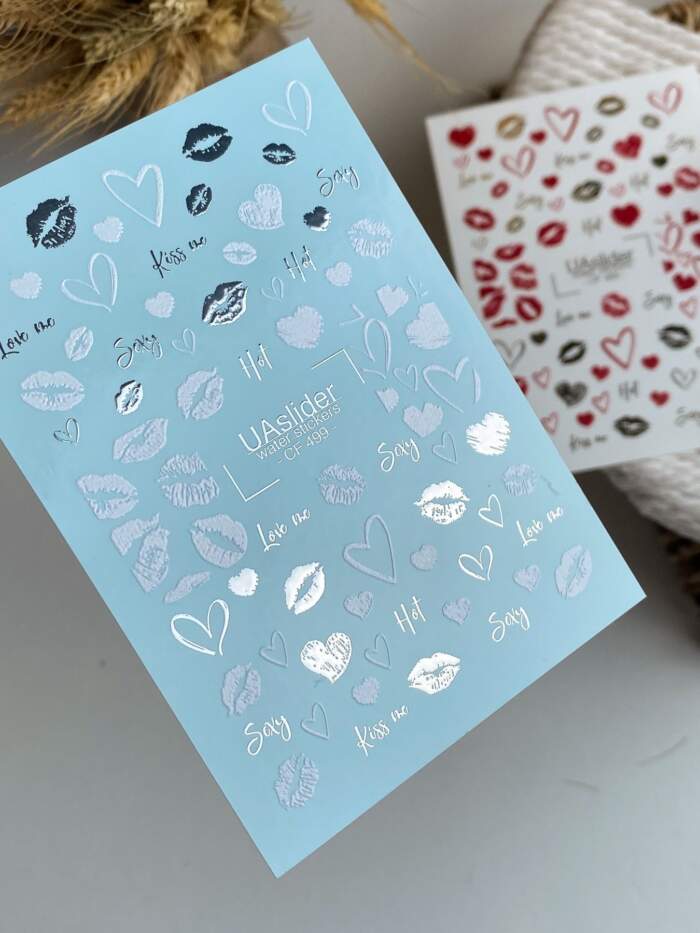 Slider-Design UAslider Color and Foil Water Stickers Nr. CF-499