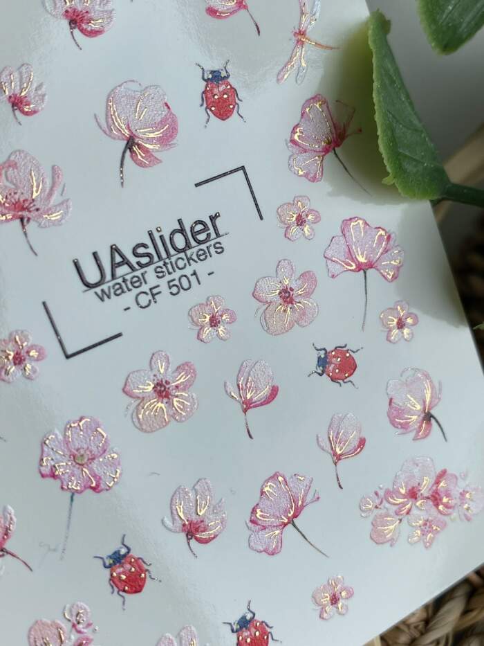 Slider-Design UAslider Color and Foil Water Stickers Nr. CF-501
