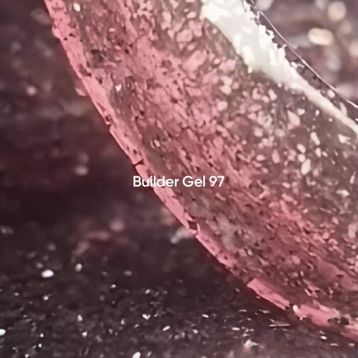NAILSOFTHEDAY Builder gel 97 – Braun Reflective – Aufbaugel mit Sparkle-Effekt, 15 ml – Bild 2