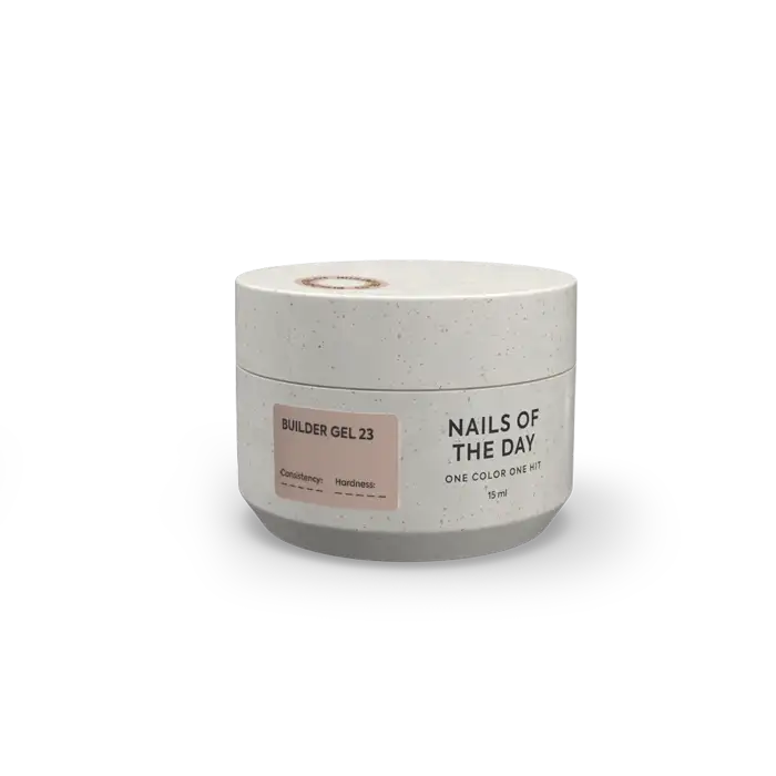 NAILSOFTHEDAY Builder Gel 23 – Aufbaugel - Cool Nude, 15 ml