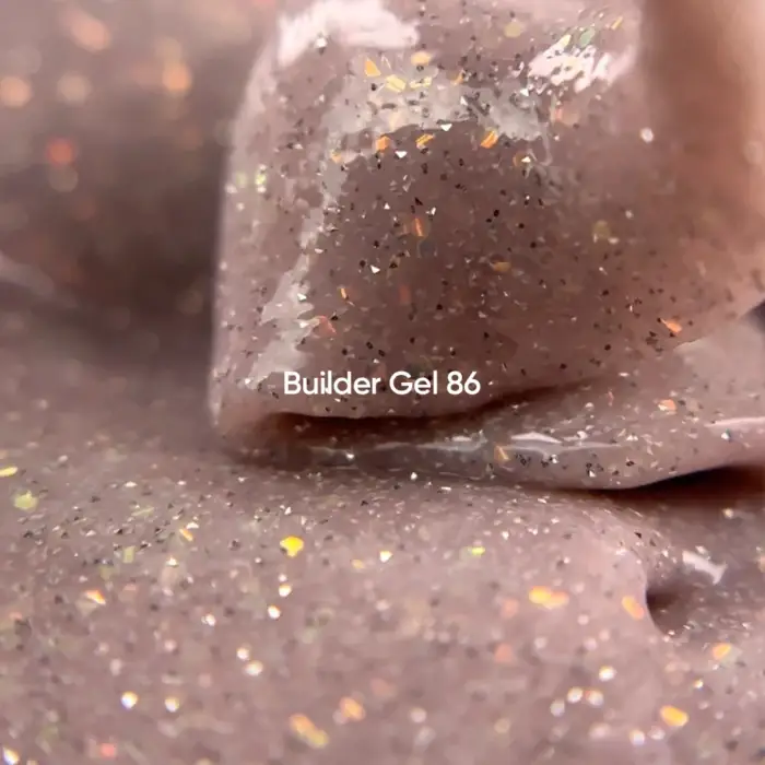 NAILSOFTHEDAY Builder Gel 86 – Nude – reflektierendes Aufbaugel, 15 ml – Bild 2