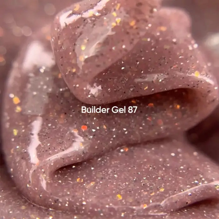 NAILSOFTHEDAY Builder Gel 87 – Warmes Nude – reflektierendes Aufbaugel, 15 ml – Bild 2