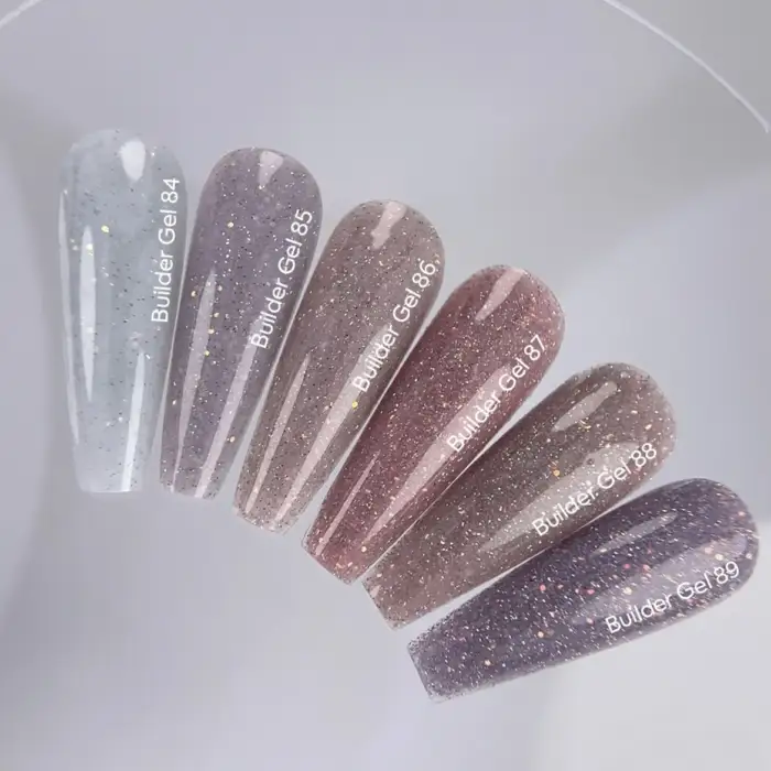 NAILSOFTHEDAY Builder Gel 86 – Nude – reflektierendes Aufbaugel, 15 ml – Bild 3