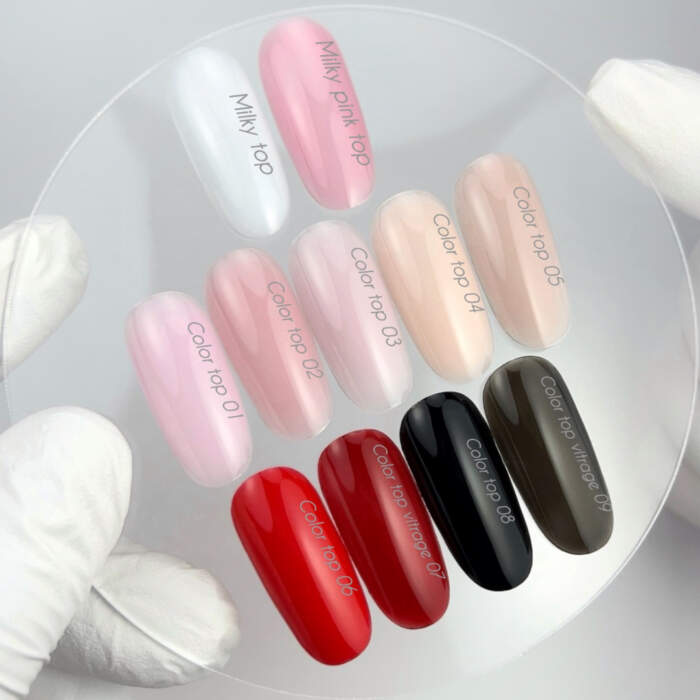 NAILSOFTHEDAY Color top 06 - Top Rot ohne Klebeschicht, TPO-frei, 10 ml – Bild 5