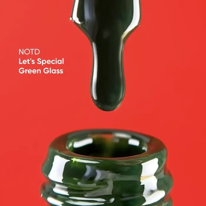 NAILSOFTHEDAY Let’s special Green Glass - smaragdgrüner UV-Gellack, 10 ml – Bild 5