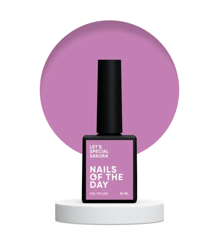 NAILSOFTHEDAY Let’s special Sakura - besonderer pastell-violetter UV-Gellack, 10 ml