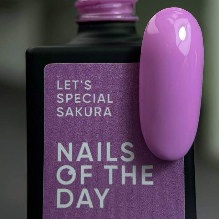NAILSOFTHEDAY Let’s special Sakura - besonderer pastell-violetter UV-Gellack, 10 ml – Bild 4