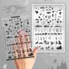 Stamping Plate DEMO Taki Da - Nature - Stamping-Schablone mit Demo-Sheet (mit Vorlagenblatt)