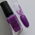 Stamping-Lack TAKI DA - Professional stamping polish - Dunkelviolett 016, 5 ml