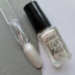 Stamping-Lack TAKI DA - Professional stamping polish - Perlmuttweiß 034, 5 ml