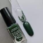 Stamping-Lack TAKI DA - Professional stamping polish - Dunkelgrün 077, 5 ml