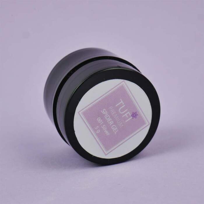Spinnennetz-Gel TUFI Profi PREMIUM - Silber - Harley Quinn Spider Gel 001, 5 g – Bild 4