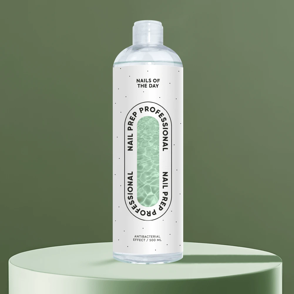 NAILSOFTHEDAY Nail Prep – Nagelentfetter - Professioneller Reiniger und Dehydrator mit antibakterieller und antimykotischer Wirkung, 500 ml
