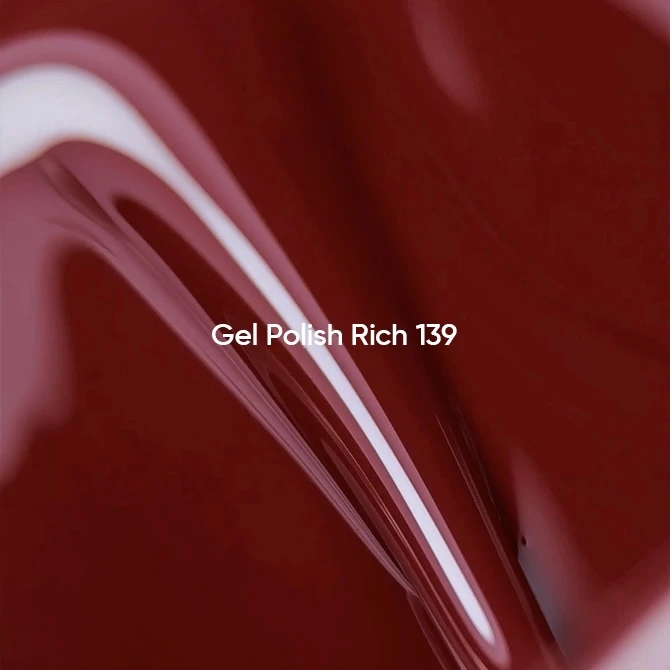 NAILSOFTHEDAY Gel polish Rich 139 - Rot - Gel-Lack, 10 ml – Bild 4