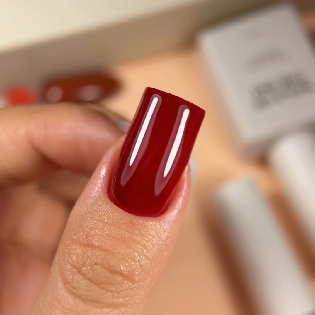 NAILSOFTHEDAY Gel polish Rich 139 - Rot - Gel-Lack, 10 ml – Bild 6