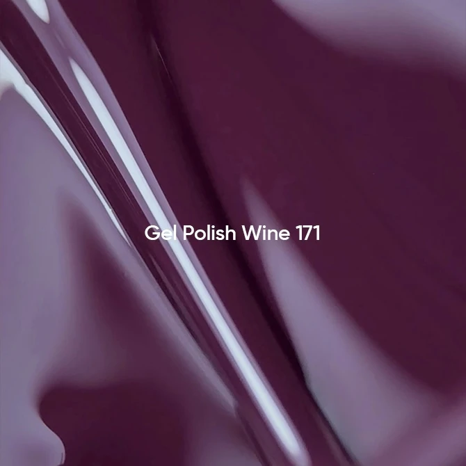 NAILSOFTHEDAY Gel polish Wine 171 - Weinrot - Gel-Lack, 10 ml – Bild 4