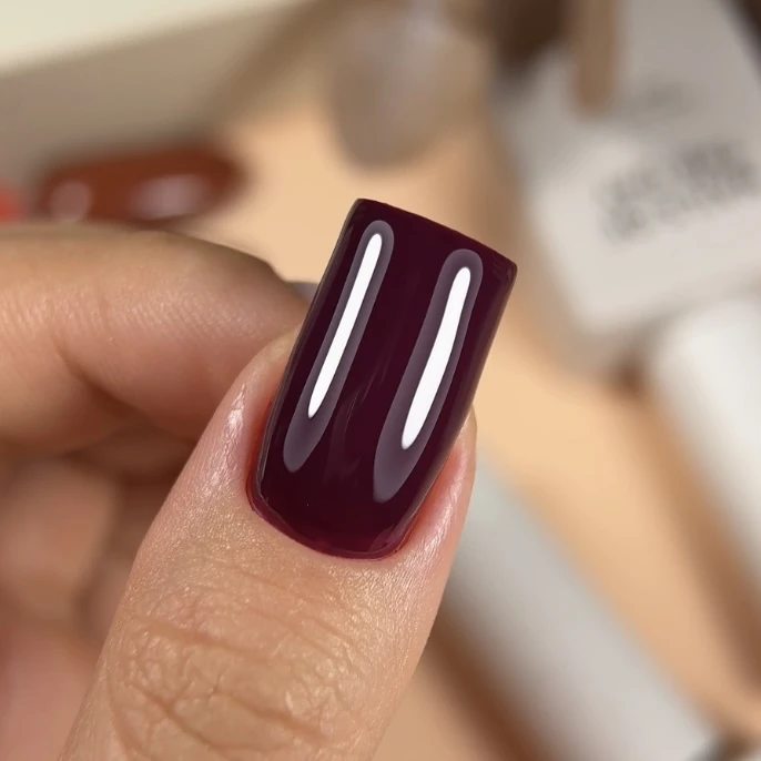 NAILSOFTHEDAY Gel polish Wine 171 - Weinrot - Gel-Lack, 10 ml – Bild 6