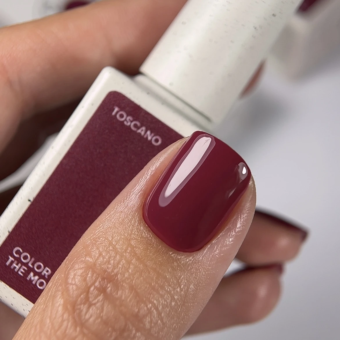 NAILSOFTHEDAY Color of the month October 2025 Toscano - Weinrot - Gel-Lack, 10 ml – Bild 2