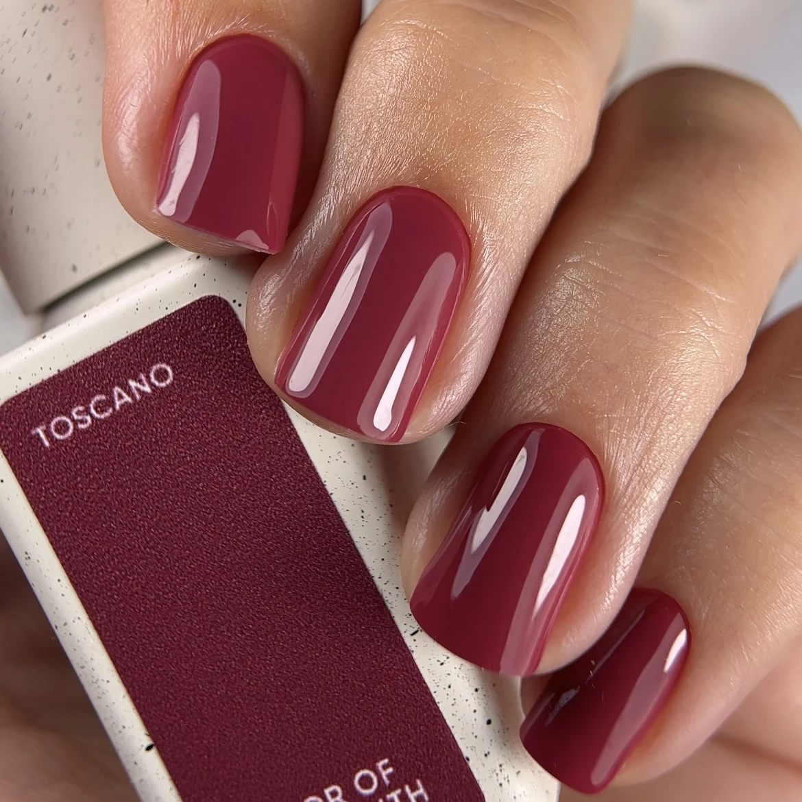 NAILSOFTHEDAY Color of the month October 2025 Toscano - Weinrot - Gel-Lack, 10 ml – Bild 6