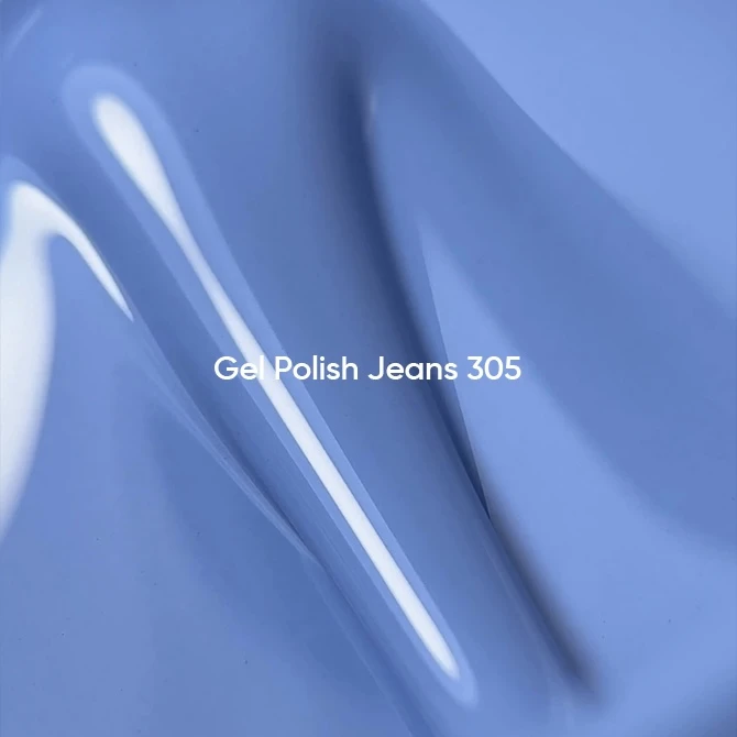 NAILSOFTHEDAY Gel polish Jeans 305 - Jeansblau - Gel-Lack, 10 ml – Bild 5