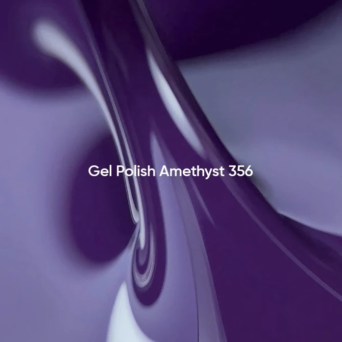 NAILSOFTHEDAY Gel polish Amethyst 356 - Tiefviolett - Gel-Lack, 10 ml – Bild 3