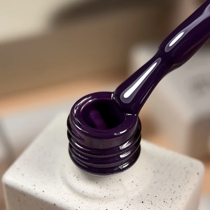 NAILSOFTHEDAY Gel polish Amethyst 356 - Tiefviolett - Gel-Lack, 10 ml – Bild 5