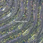 NAILSOFTHEDAY Builder Gel 106 – transparentes Aufbaugel mit Yuki-Flakes für die Nagelmodellage, 15 ml