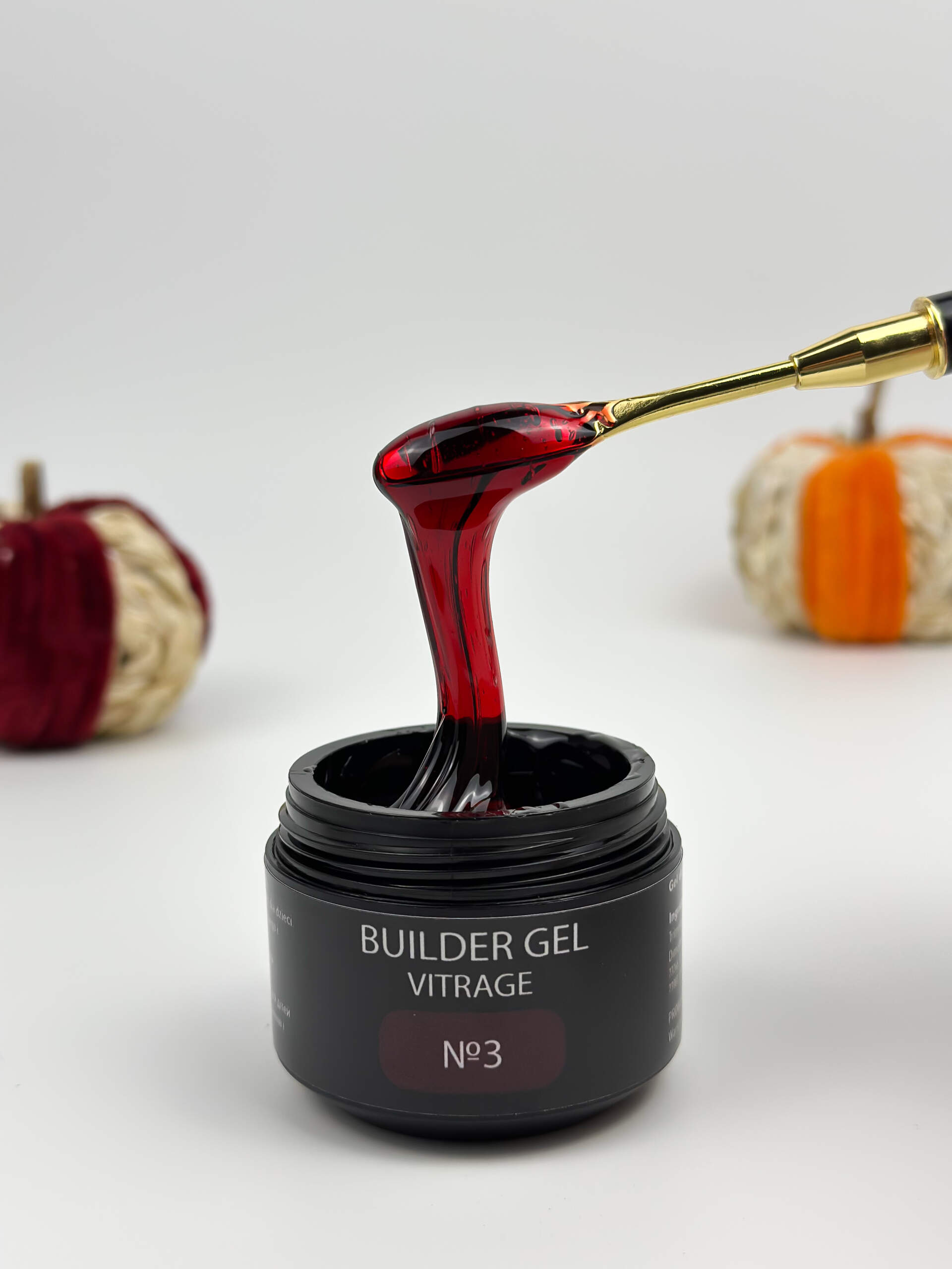 Crystal Professional Builder Gel Vitrage №3 HEMA & TPO Free, 15 ml – Bild 3